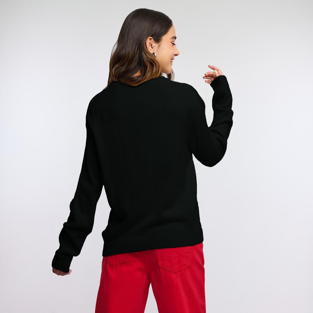 Sweater Brillos Manga Larga Cuello Redondo Mujer Freedom image number 1.0