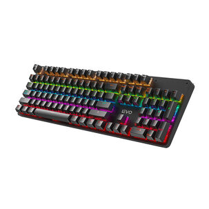 Teclado Mecánico Gamer Storm Rgb Qwerty Retroiluminado Levo