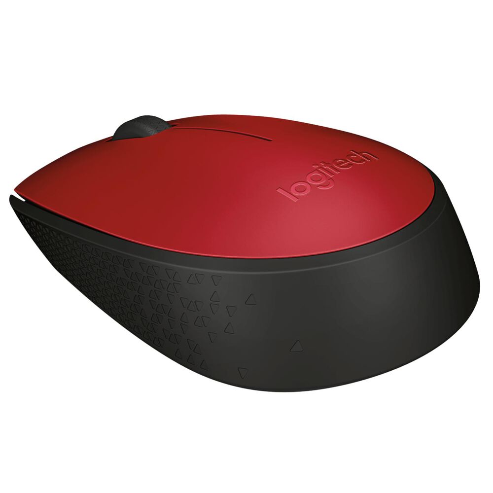 Mouse Inalambrico Usb Pequeño Oficina M170 Rojo image number 1.0