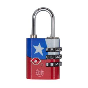 Candado Odis Tsa Viaje Maleta 30mm Combinaci&oacute;n L&iacute;nea Explora - Chile