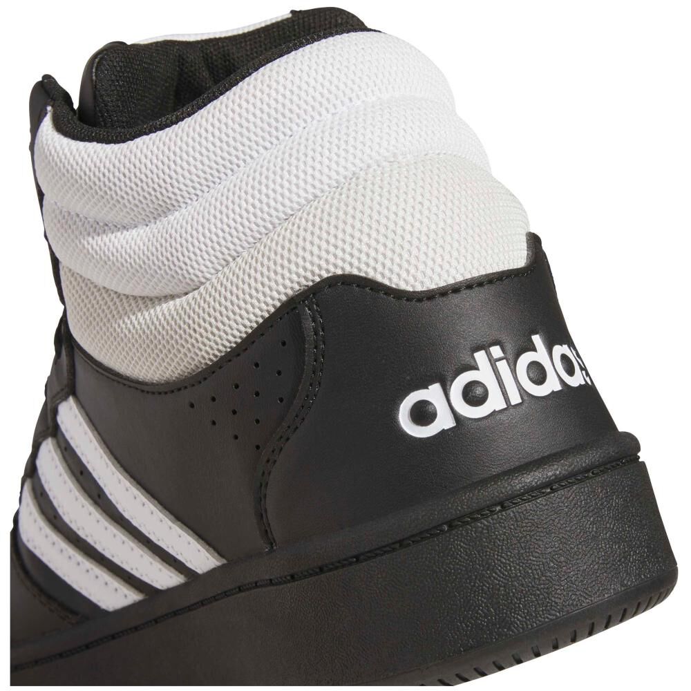 Zapatilla Basketball Unisex Adidas Hoops Mid Classic Negro image number 6.0