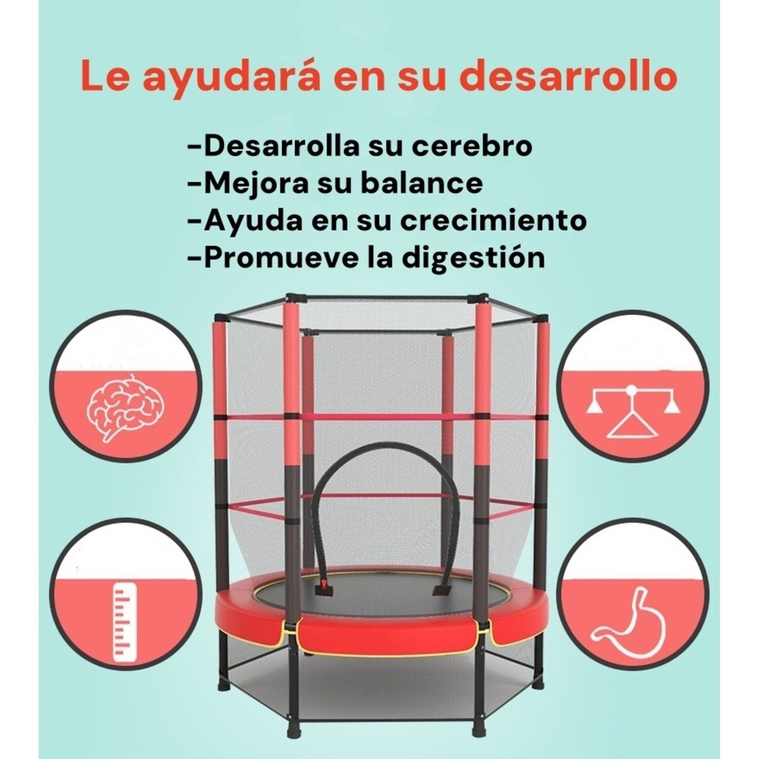 Cama El&aacute;stica Dise&ntilde;o Alto 140cm Ifree Roasda Lubabycas image number 2.0