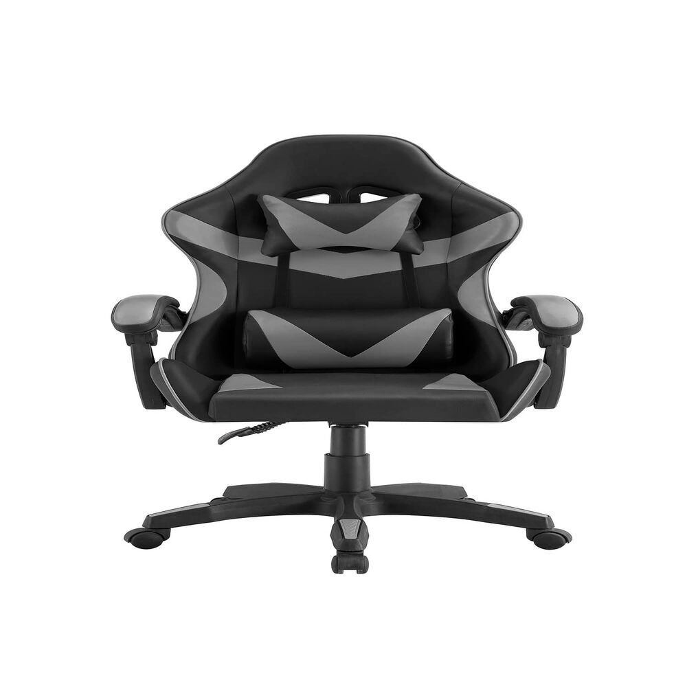 Silla Gamer Pro Tokio Ergonomica Reclinable Color Gris Bmg-17g Arthome image number 1.0