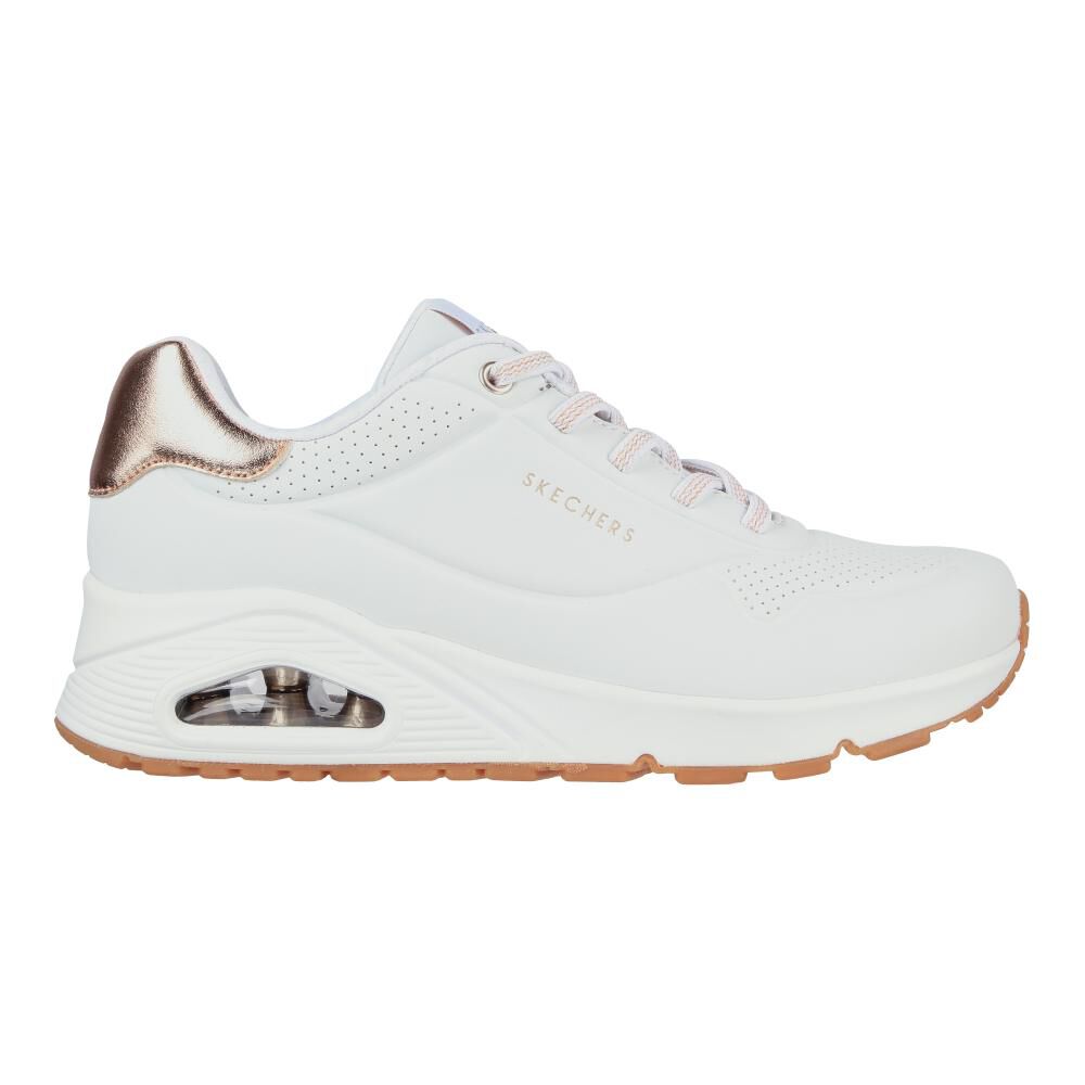 Zapatilla Urbana Mujer Skechers Uno Blanco image number 1.0