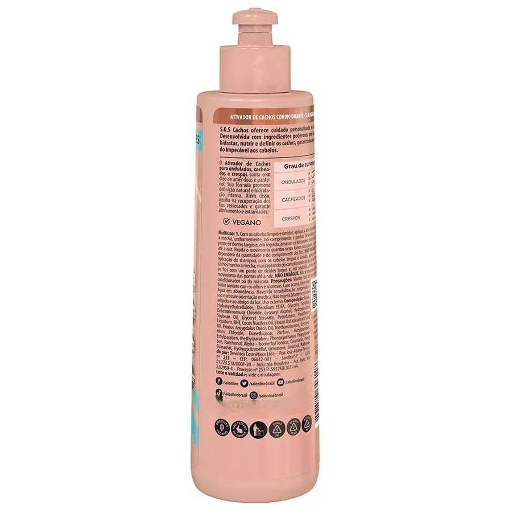 Sos Activador Rizos Leves Oleo De Almendras 300ml Salon Line image number 1.0