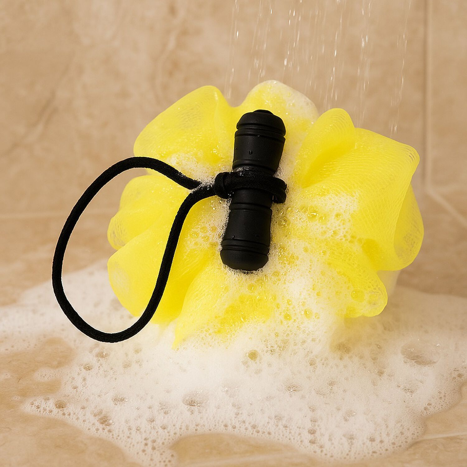Esponja De Ba&ntilde;o Vibratoria Amarilla image number 2.0