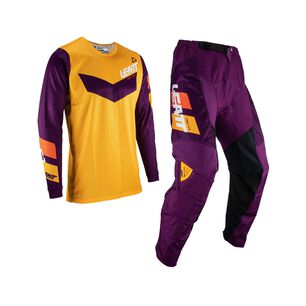 Kit Leatt Moto 3.5 Jersey Con Pantal&oacute;n Indigo