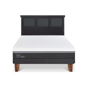 Cama Europea Cic Ortopedic Advance / 2 Plazas / Base Normal + Respaldo
