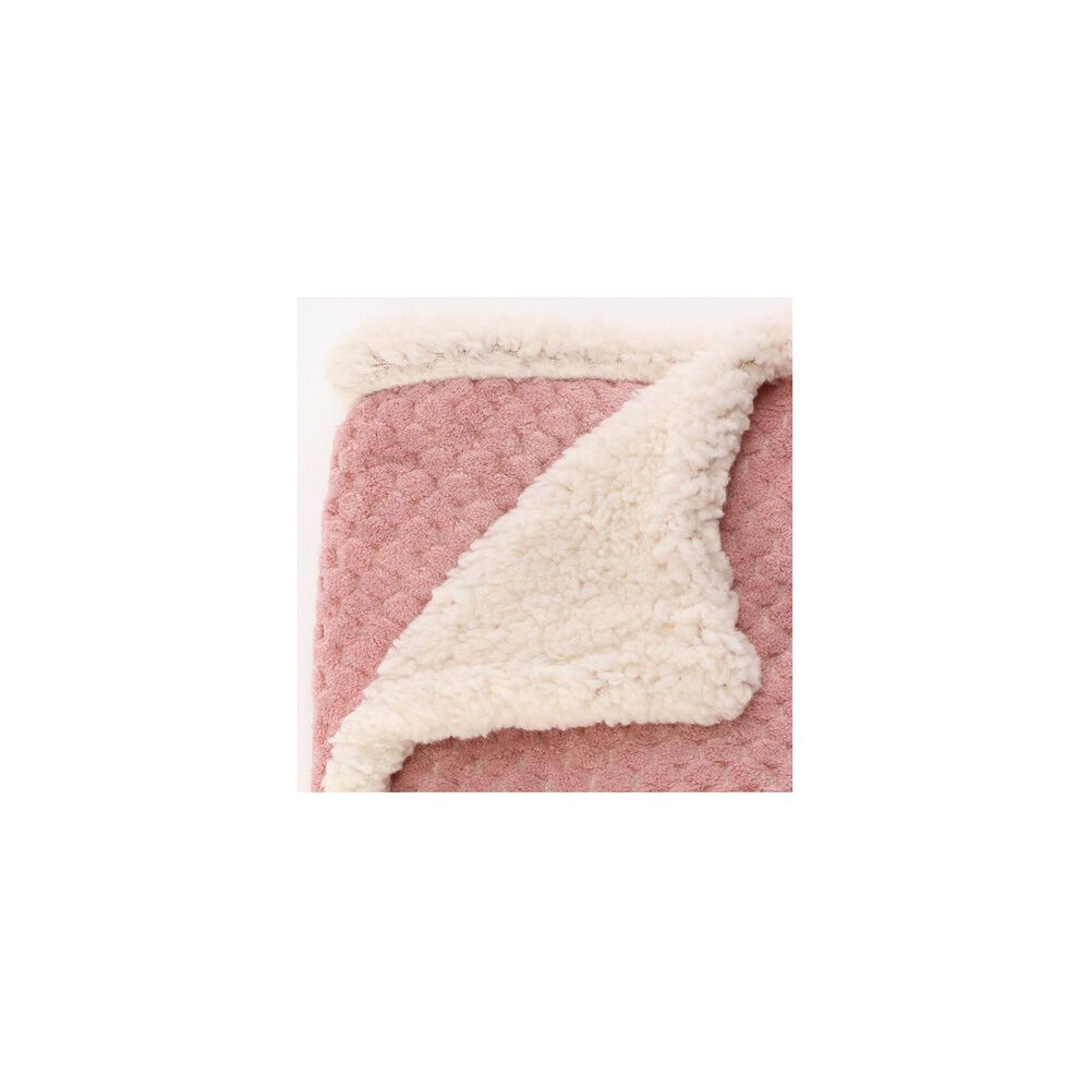Frazada Andes Chiporro Panal Rosado 2 Plaza image number 3.0