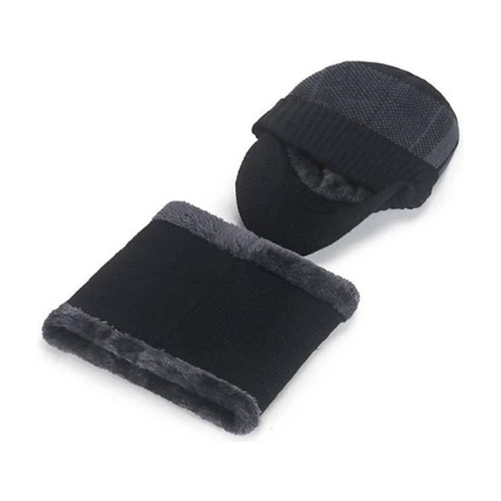 Set Calentador De Gorro Con Visera M&aacute;s Bufanda Unisex image number 2.0