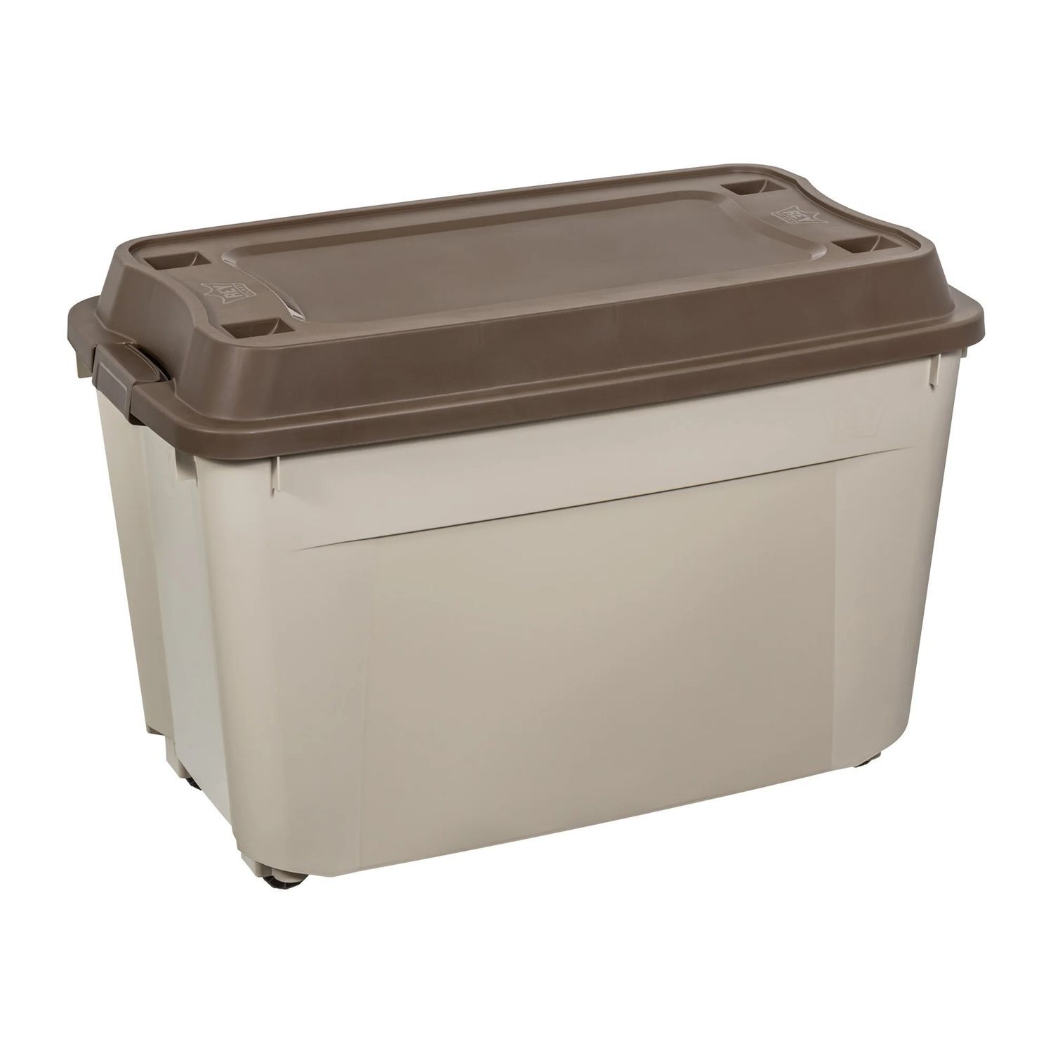 Caja Baul 210 Litros Reyplast Color Beige Tapa Cafe image number 1.0