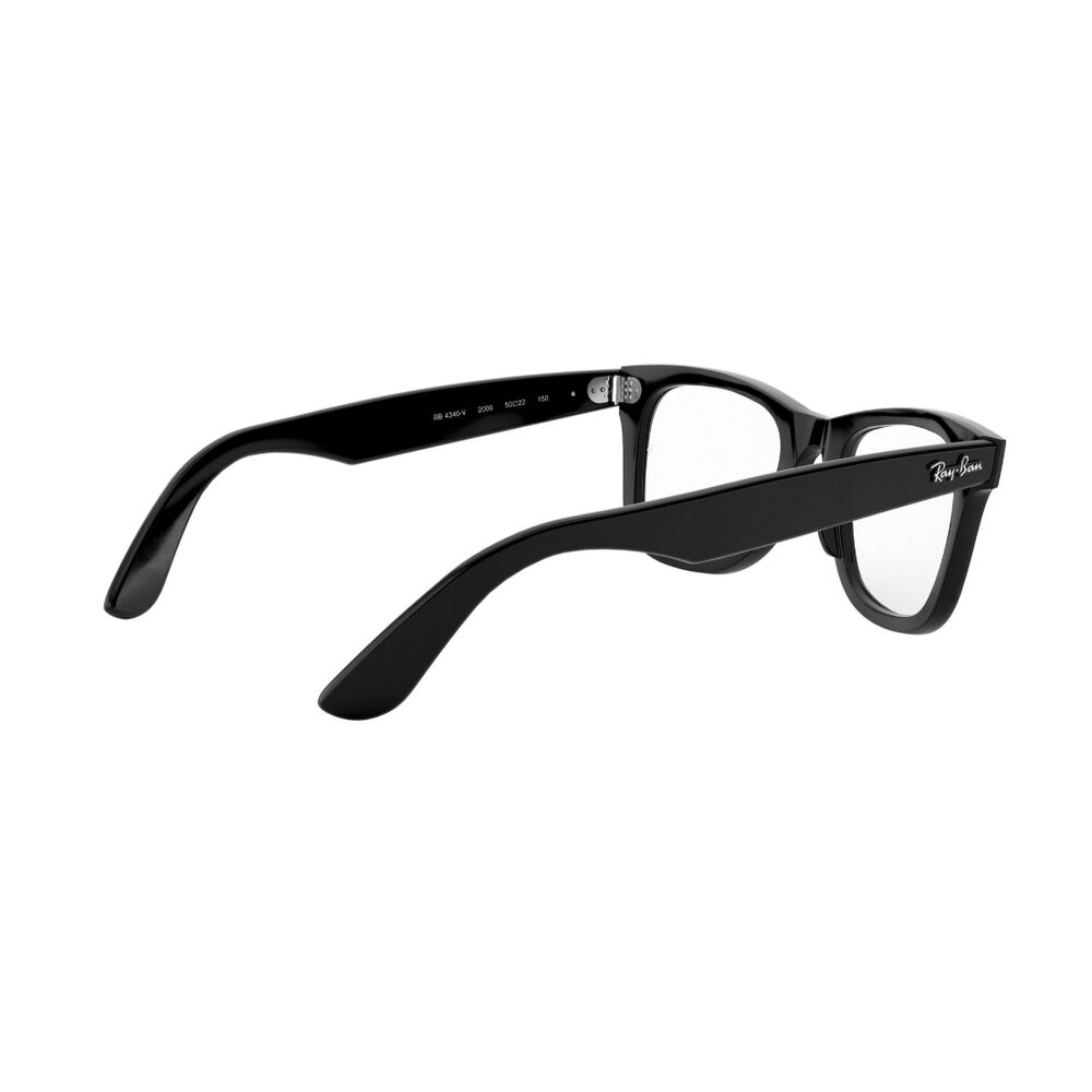 Lentes Ópticos Wayfarer Ease Black Ray-ban Optical image number 8.0
