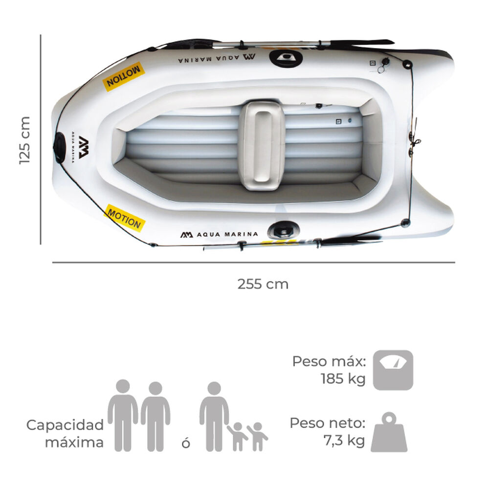 Bote Inflable Deportivo Y De Pesca Motion Aqua Marina image number 1.0