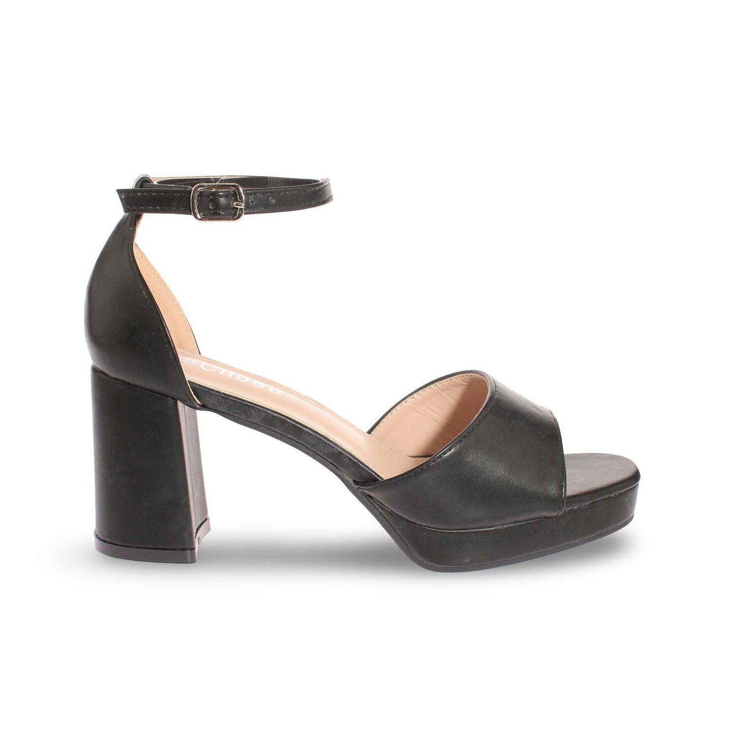 Sandalia Taco Negro V&iacute;a Franca Art. 5kd82black image number 1.0