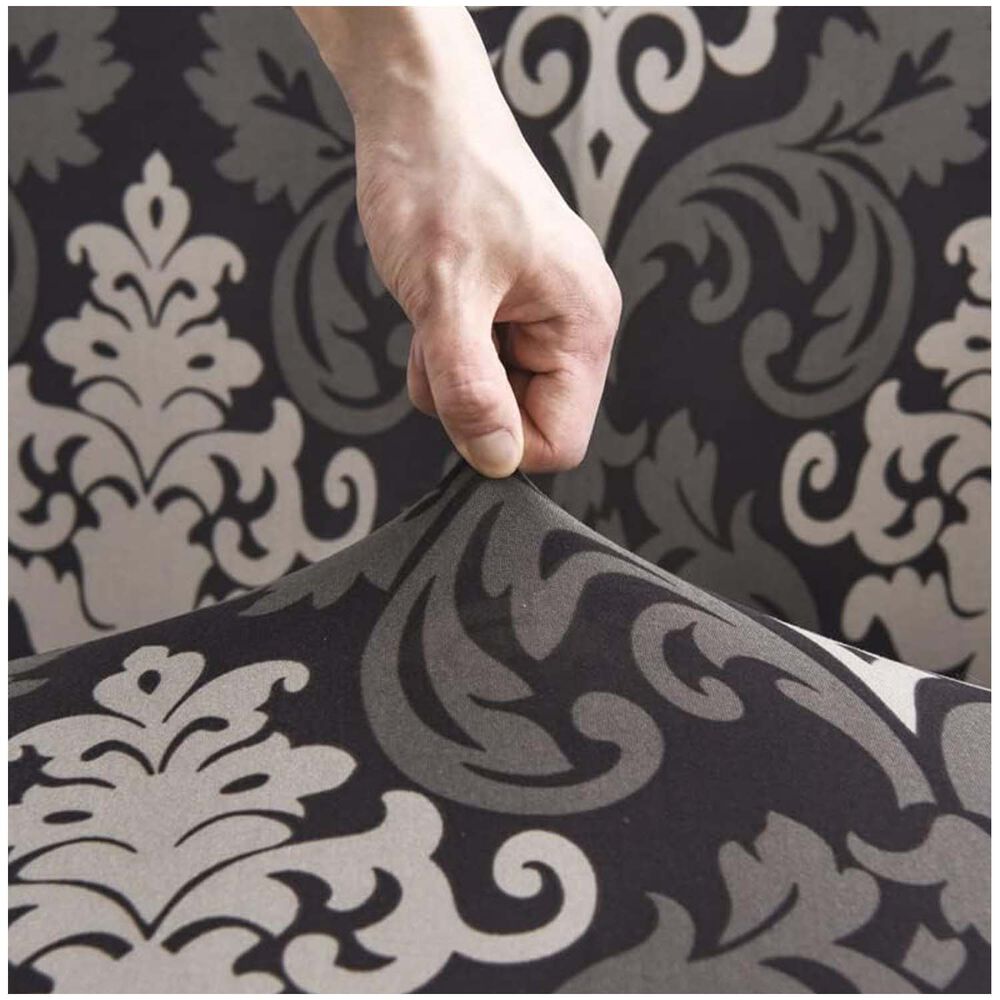 Funda De Futon Elasticado Gris image number 3.0