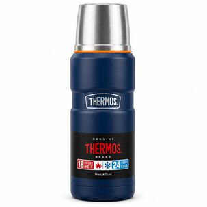 Termo Premium Thermos King Inox Sk2000 470ml 18h/24h Azul