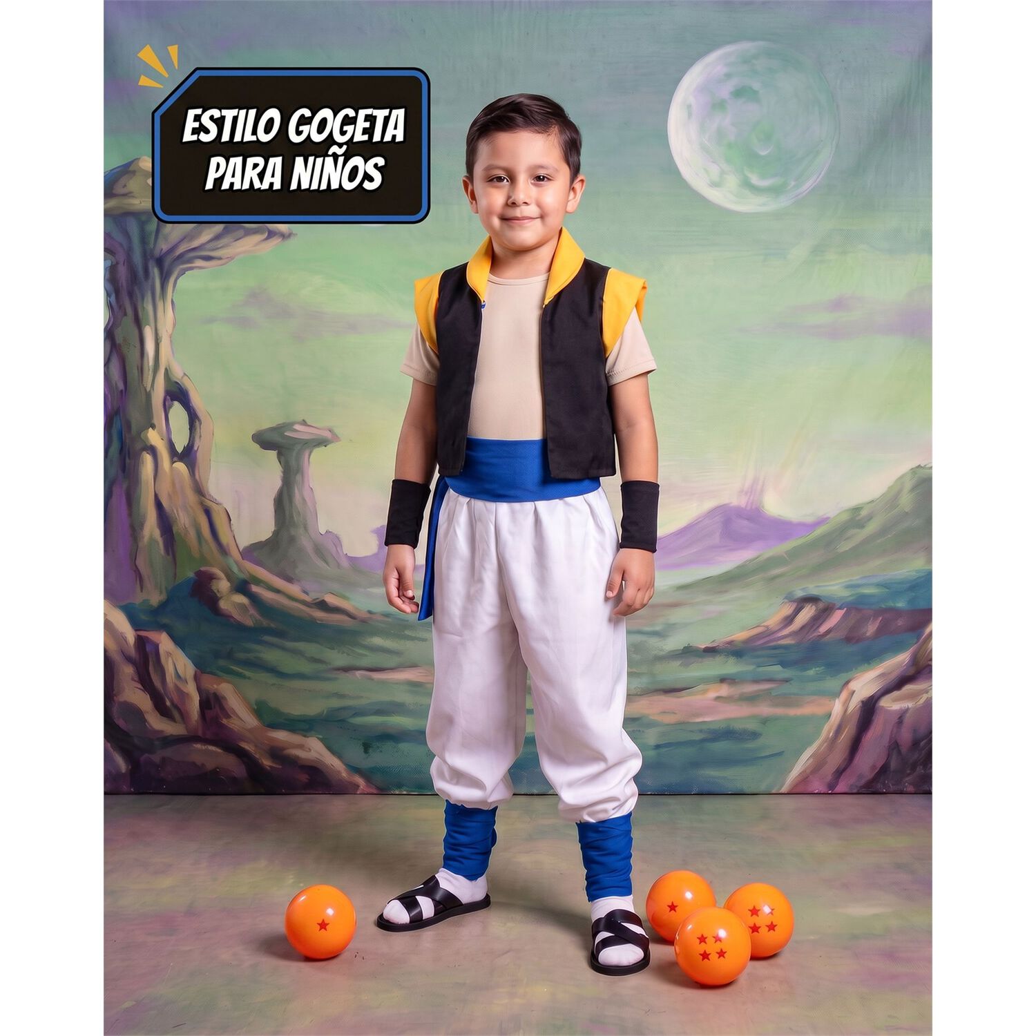 Disfraz De Goku Para Ni&ntilde;os - Dragon Ball image number 8.0