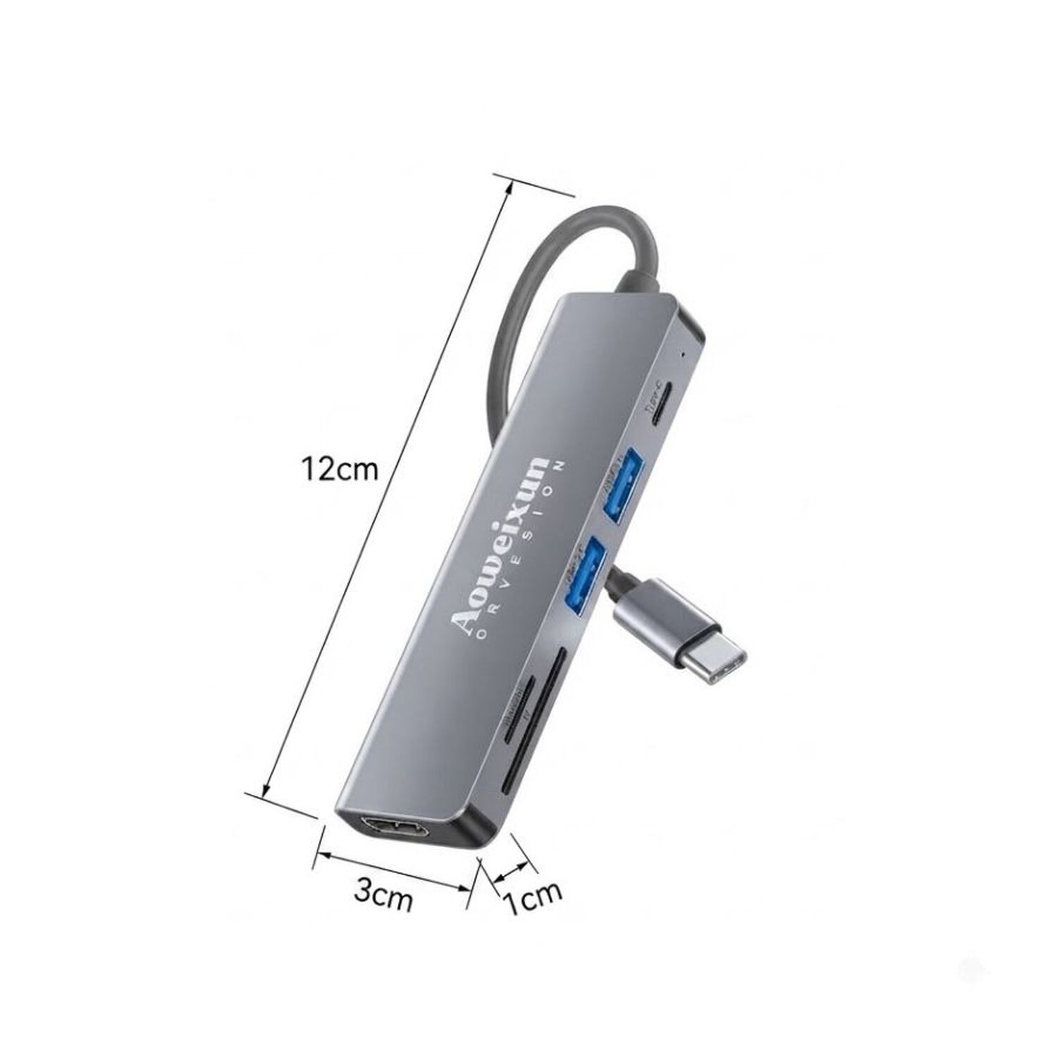 Adaptador Multiport 6 En 1 Hdmi Usb image number 3.0