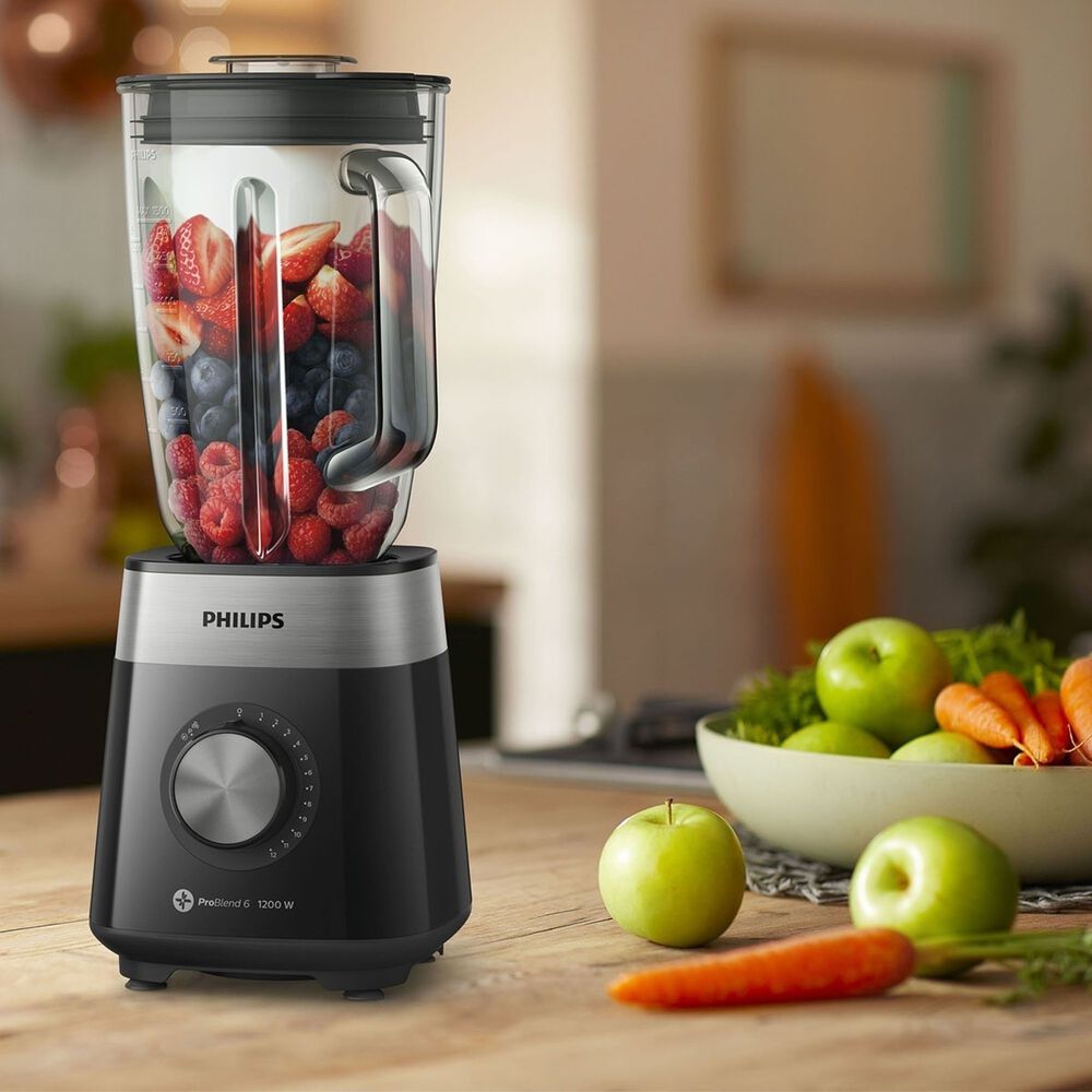 Licuadora Philips Hr2242/90 1200w Jarra Vidrio 2lt 12 Veloc image number 5.0