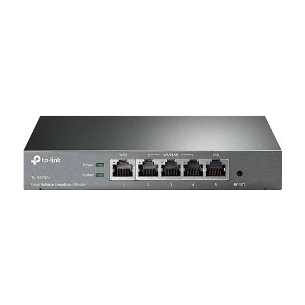 Router De Banda Ancha De Balance De Carga Tp-link Tl-r470t+, 3 Puertos Wan/lan Intercambiables image number 0.0