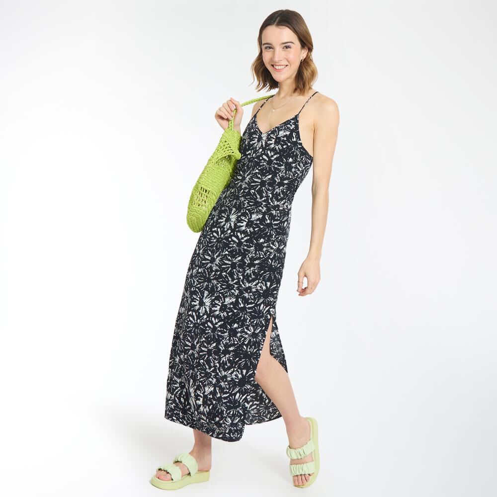 Vestido Largo Pavilo Cruzado En Espalda Mujer Freedom image number 1.0