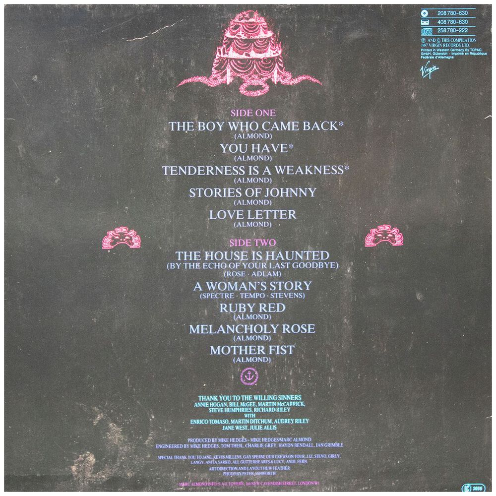 Marc Almond - Singles 1984-1987 | Vinilo Usado image number 1.0