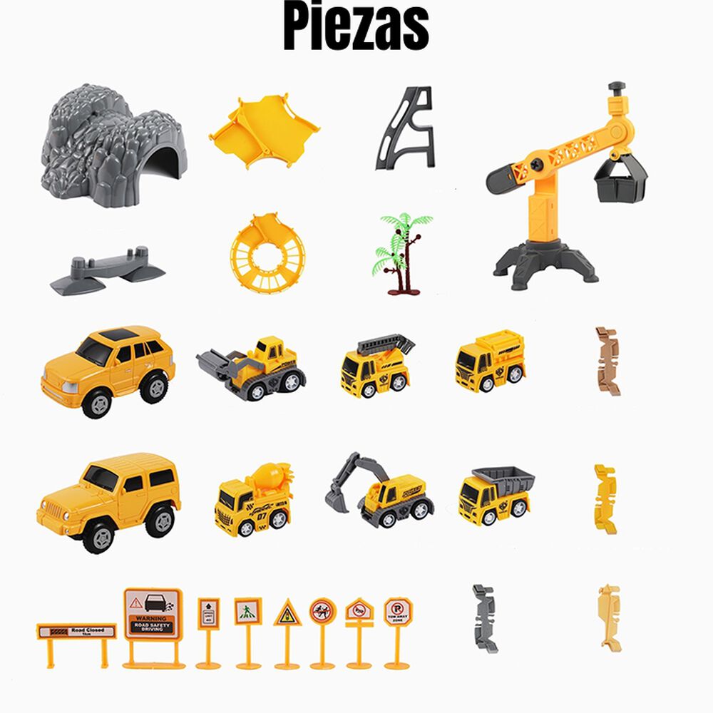 Juguete Autopista Eléctrica 249 Piezas Tm208 Lubabycas image number 2.0