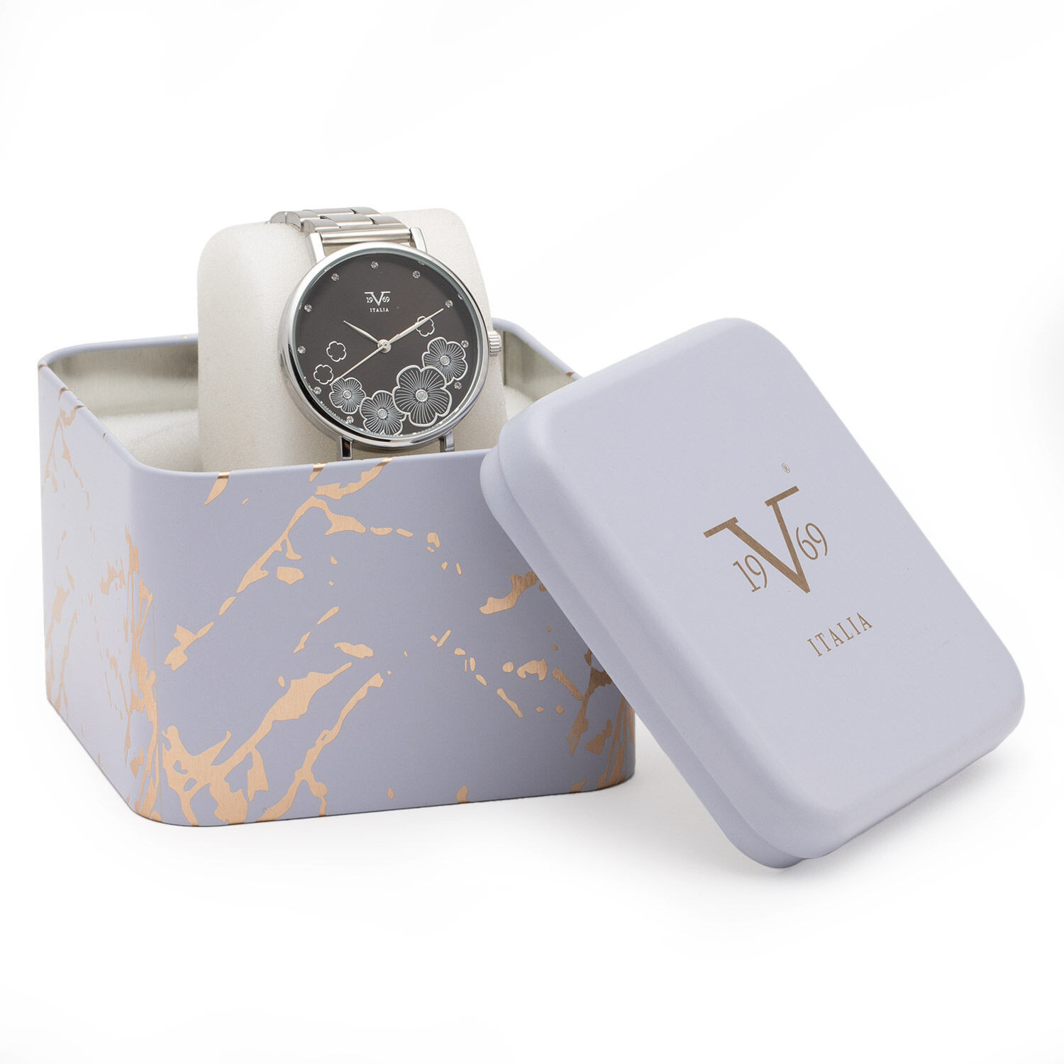 Reloj 19v69 Italia V1969-251-2 Plateado Mujer image number 3.0