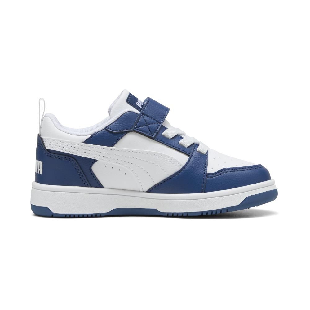 Zapatilla Urbana Niño Puma Rebound Azul image number 5.0