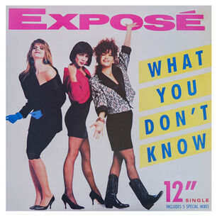 Expos&eacute; - What You Don't Know | 12" Maxi Single Usado