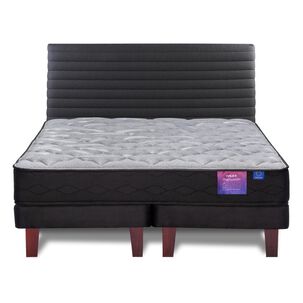Cama Europea Flex Therapedic Plus / 2 Plazas / Base Dividida + Respaldo