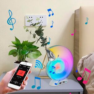 Parlante Bluetooth Con Forma De Caracol Rgb Reproductor De Música