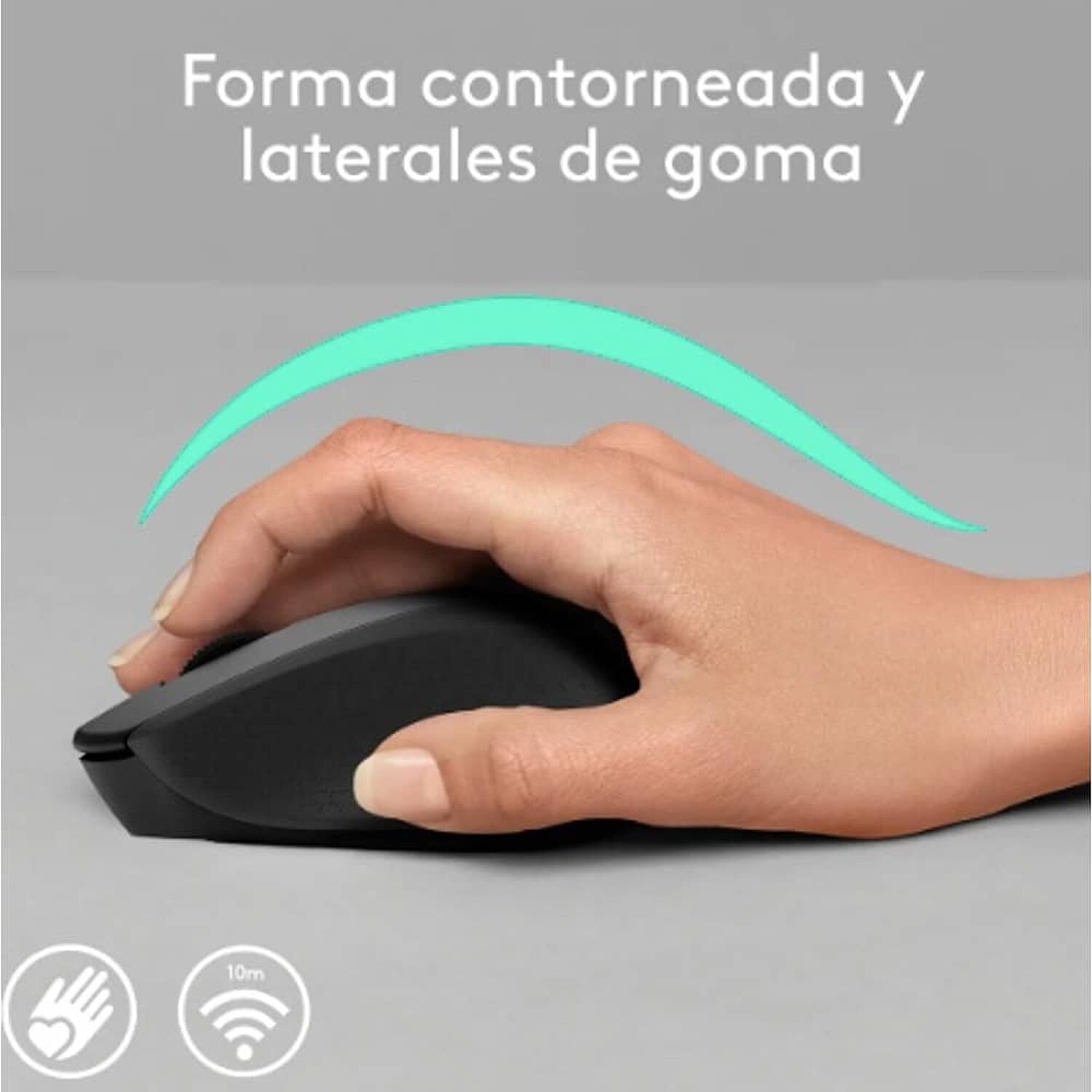 Mouse Inalambrico Logitech M280 Negro image number 1.0