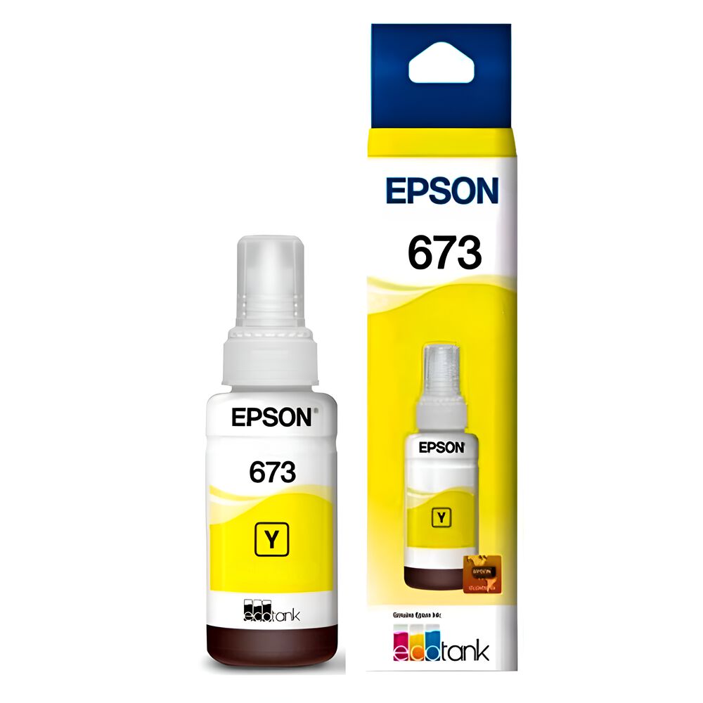 Tinta Epson 673 Original Yellow 70ml - T673420 image number 1.0