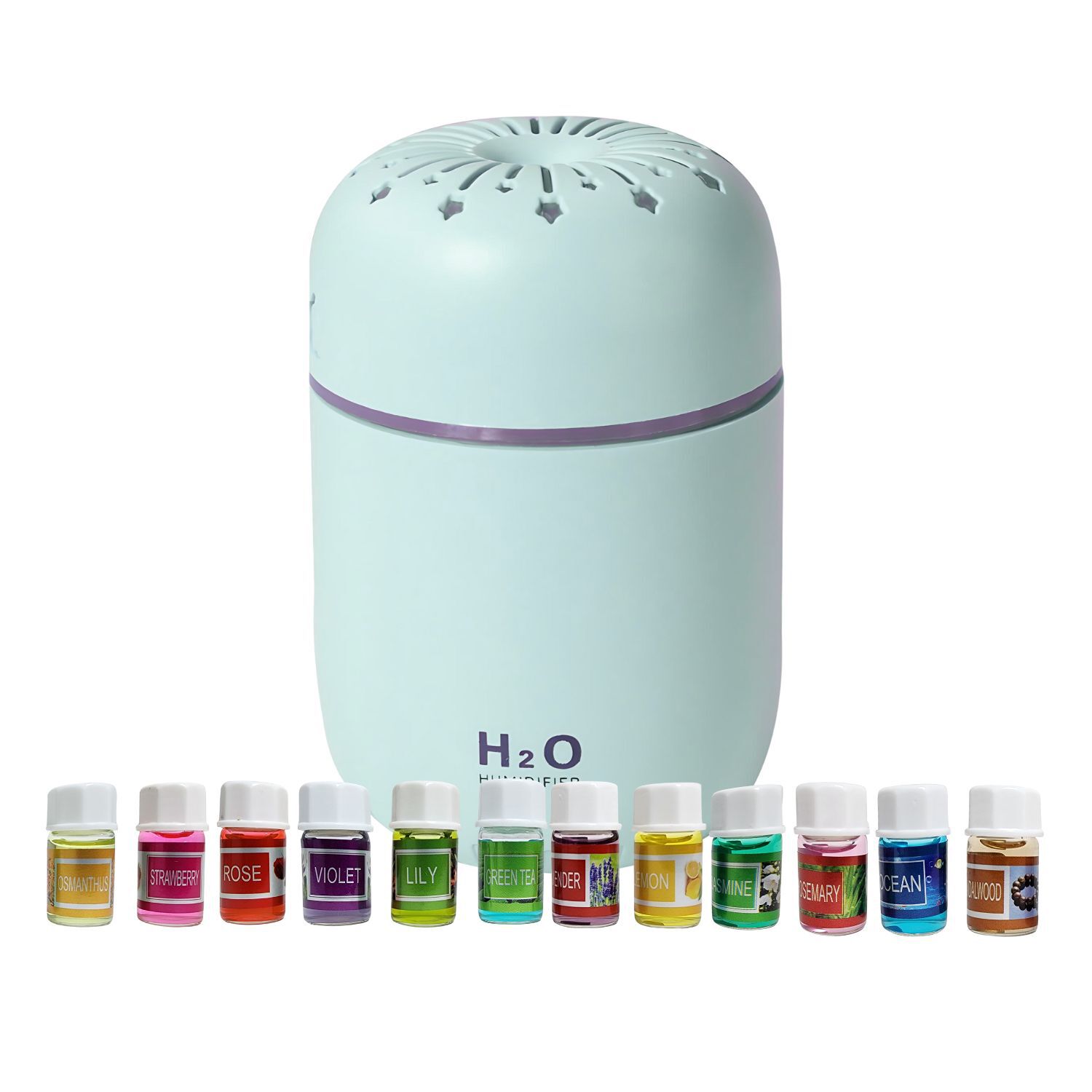Pack Humidificador De Estrellas + 12 Esencias Aromaticas image number 1.0