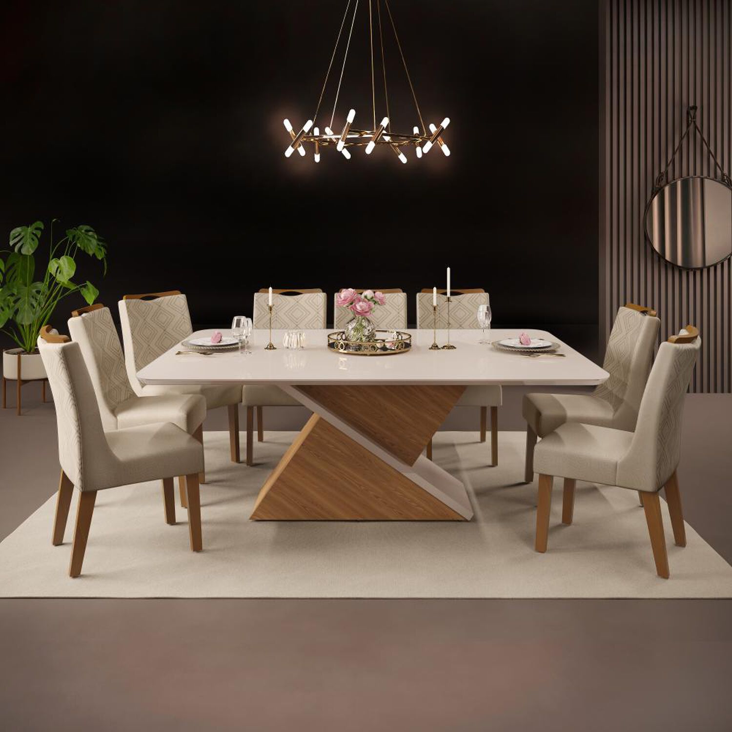 Juego De Comedor Di Poretti Design Stela / 8 Sillas image number 7.0