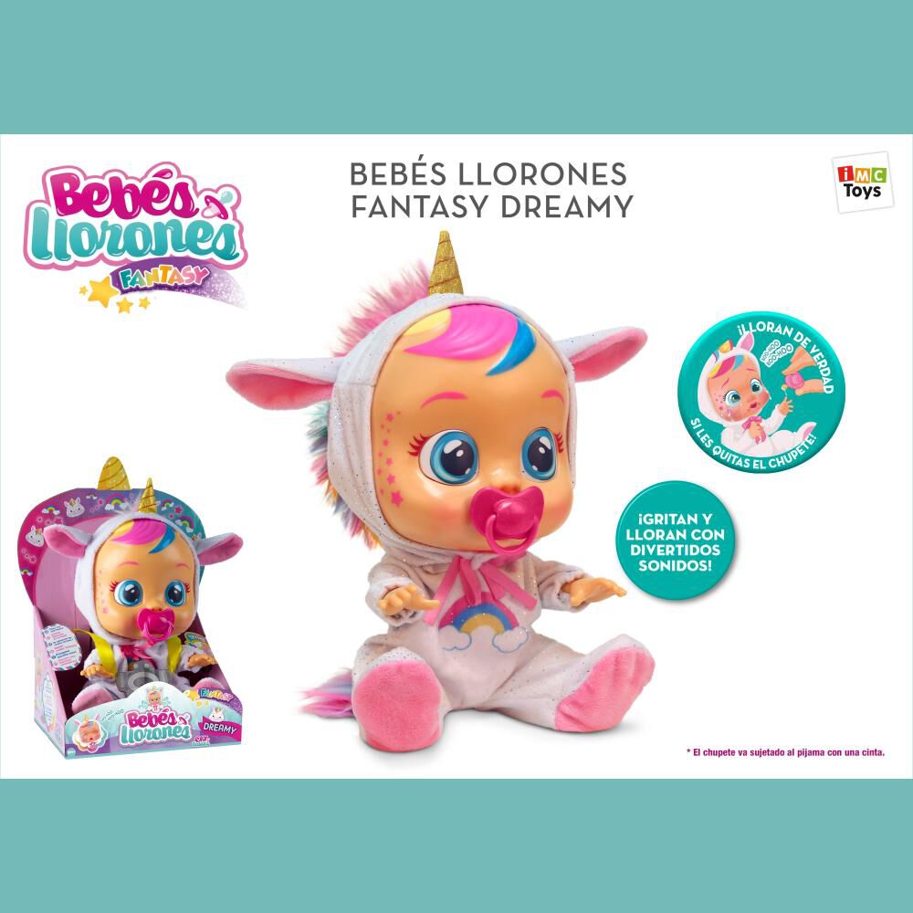 Muñeca Cry Babies Bebes Llorones Dreamy image number 1.0
