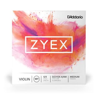 Set De Cuerdas Viol&iacute;n 4/4 Zyex Alum Med Dz310a 4/4m Daddario
