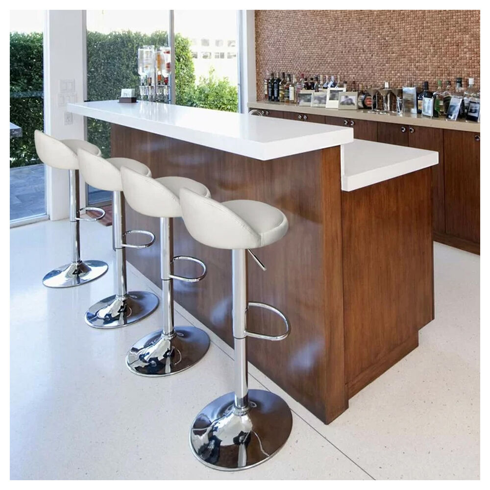 Pack 2 Silla Piso Bar Taburete Negro image number 4.0
