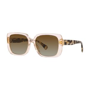 Lentes De Sol Transparent Light Brown Polarizados Ralph