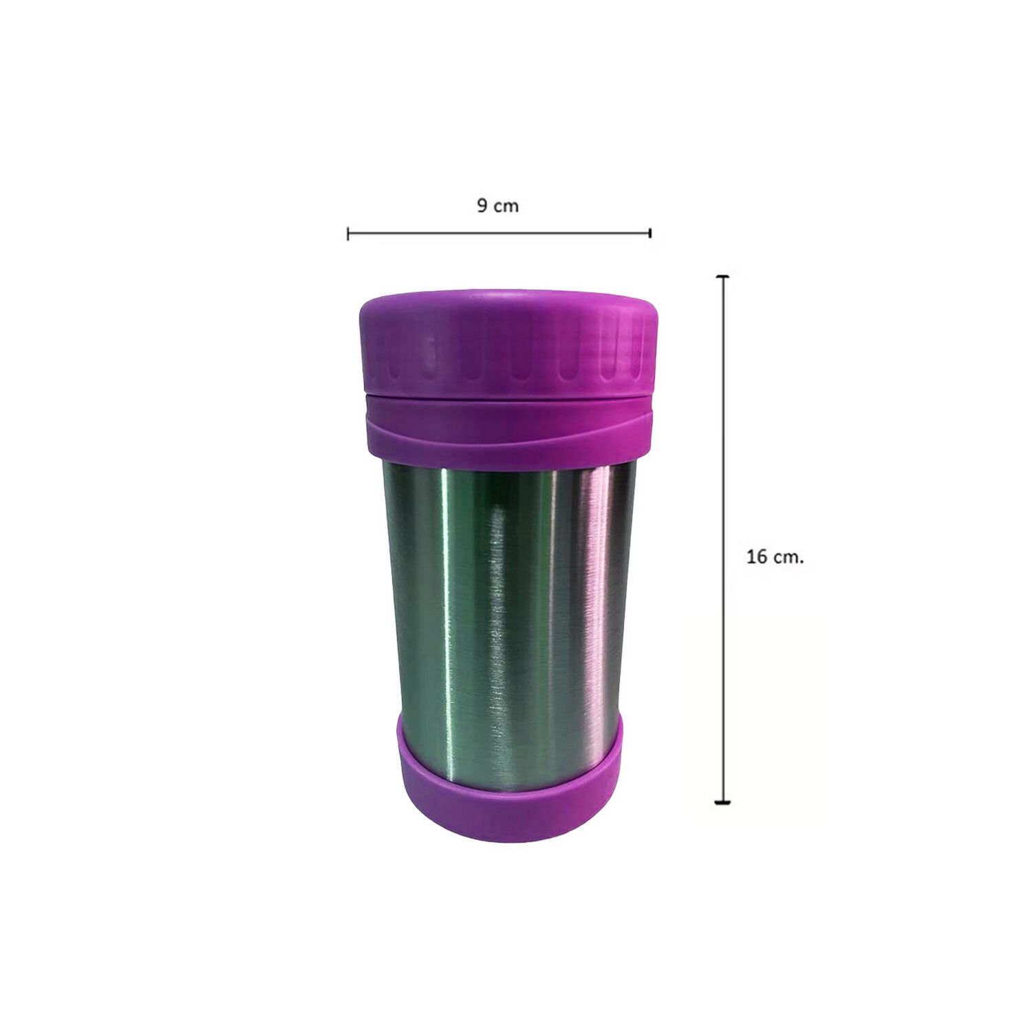 Termo Comida Acero Inoxidable 500 Ml Morado image number 1.0