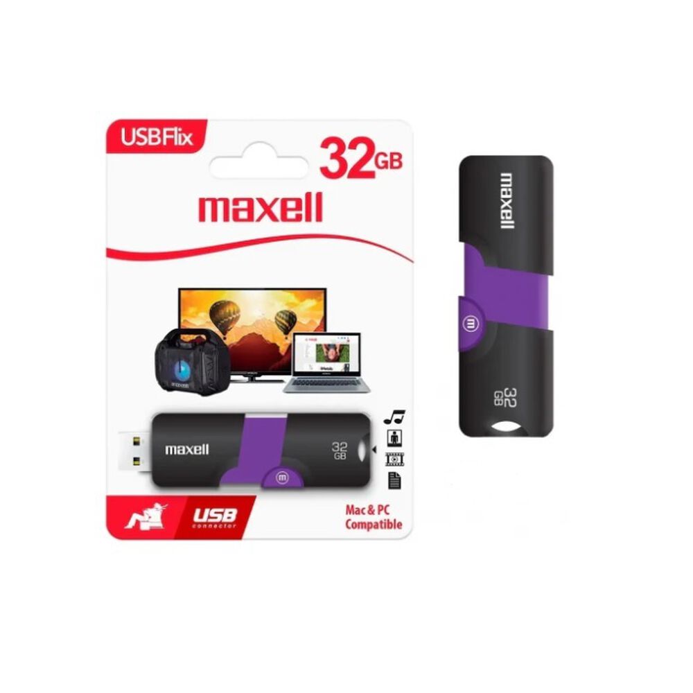 Pendrive Maxell Usb Modelo Flix 32gb image number 0.0