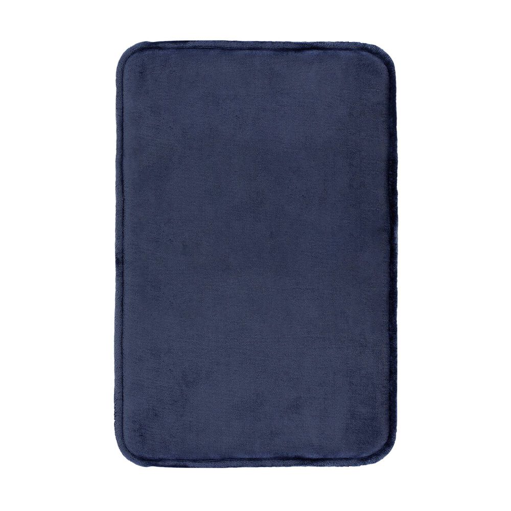 Pack 2 Alfombras De Ba&ntilde;o Nautica Home 40x60cm Flannel Antideslizante Azul image number 4.0
