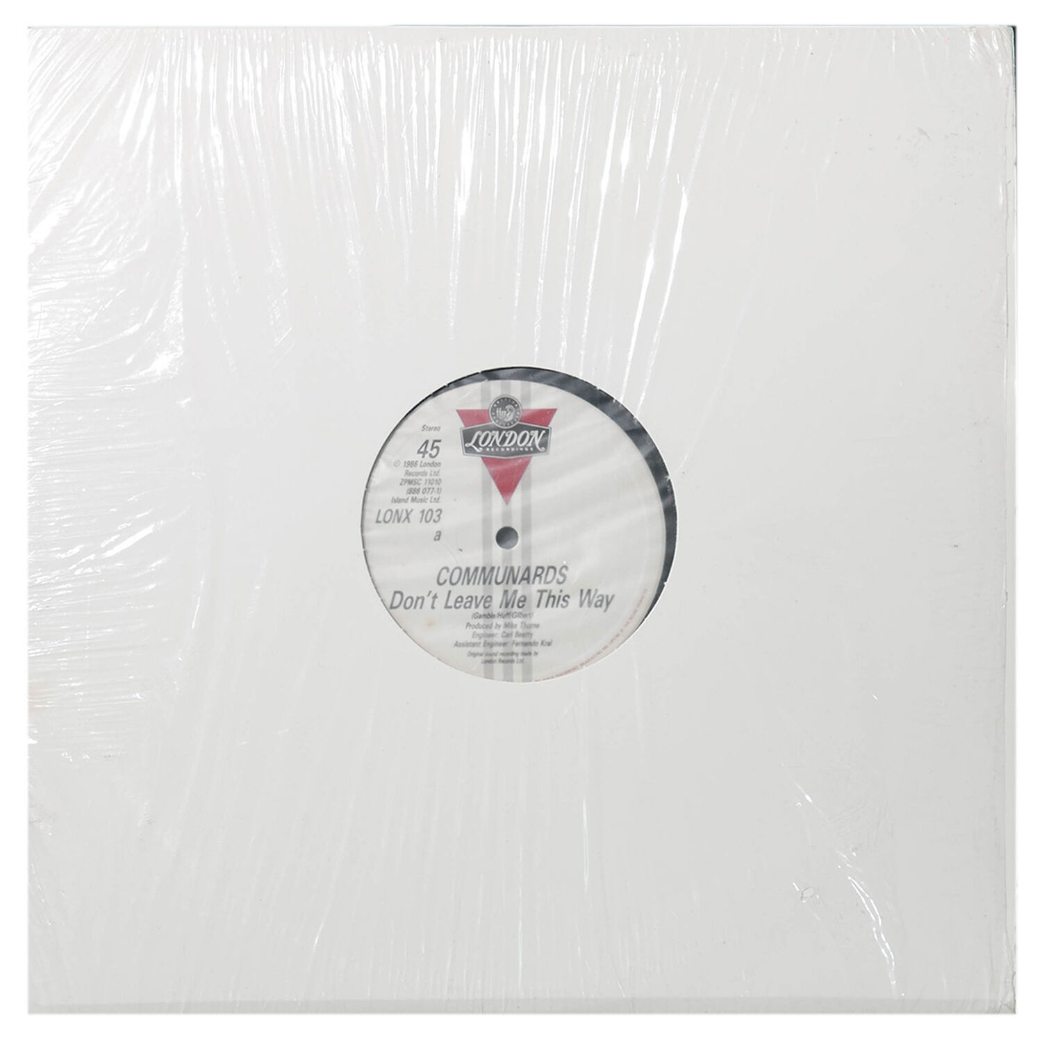 Communards - Don't Leave Me This Way | 12" Maxi Single Usado image number 0.0