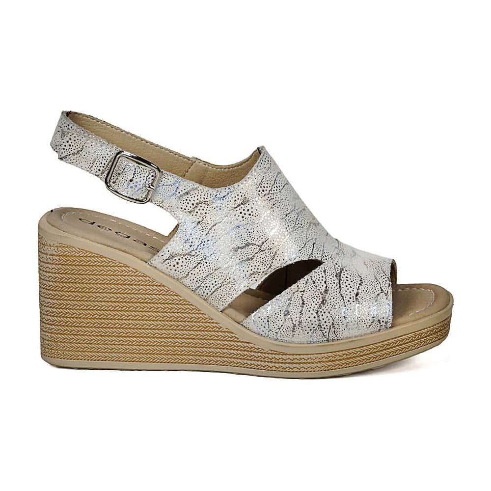 Sandalia Cuero Eines Beige image number 1.0