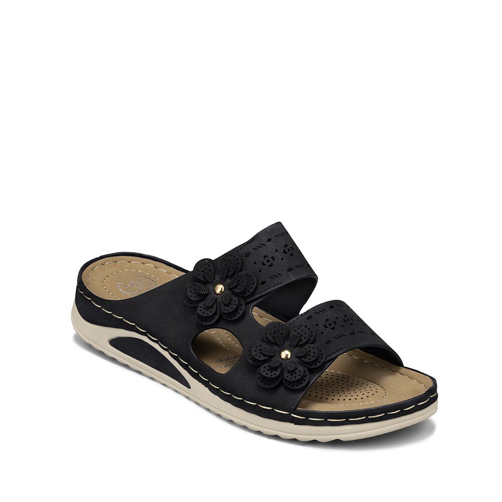 Sandalia Estilo Chala Confort Taco Cu&ntilde;a Mujer Weide Jn723 image number 6.0