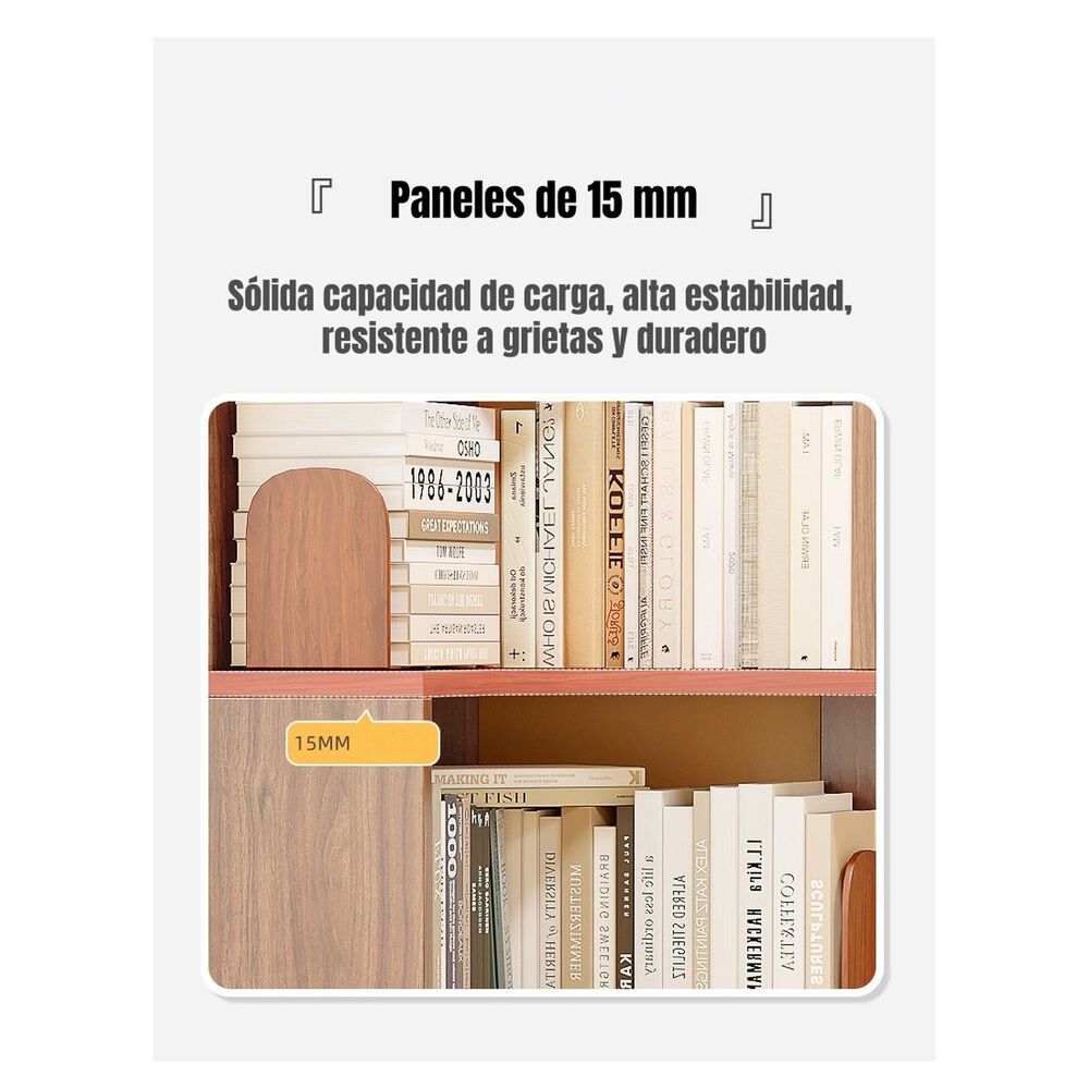 Biblioteca Librero Estanter&iacute;a Blanco 5 Niveles 170cm Ranger image number 6.0