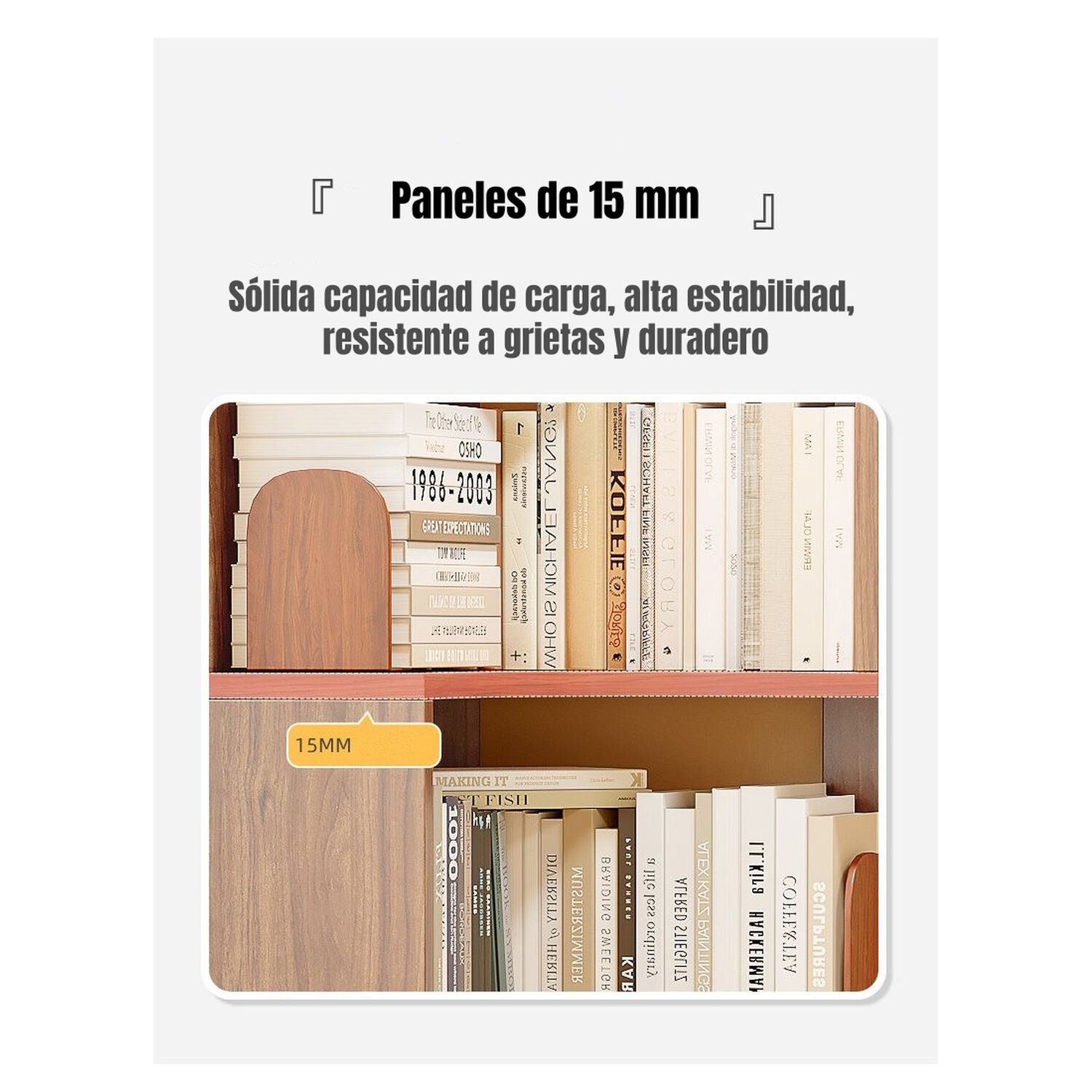 Biblioteca Librero Estanter&iacute;a Blanco 5 Niveles 170cm Ranger image number 6.0