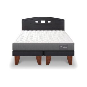 Cama Europea Cic Anatomic / 2 Plazas / Base Dividida + Respaldo