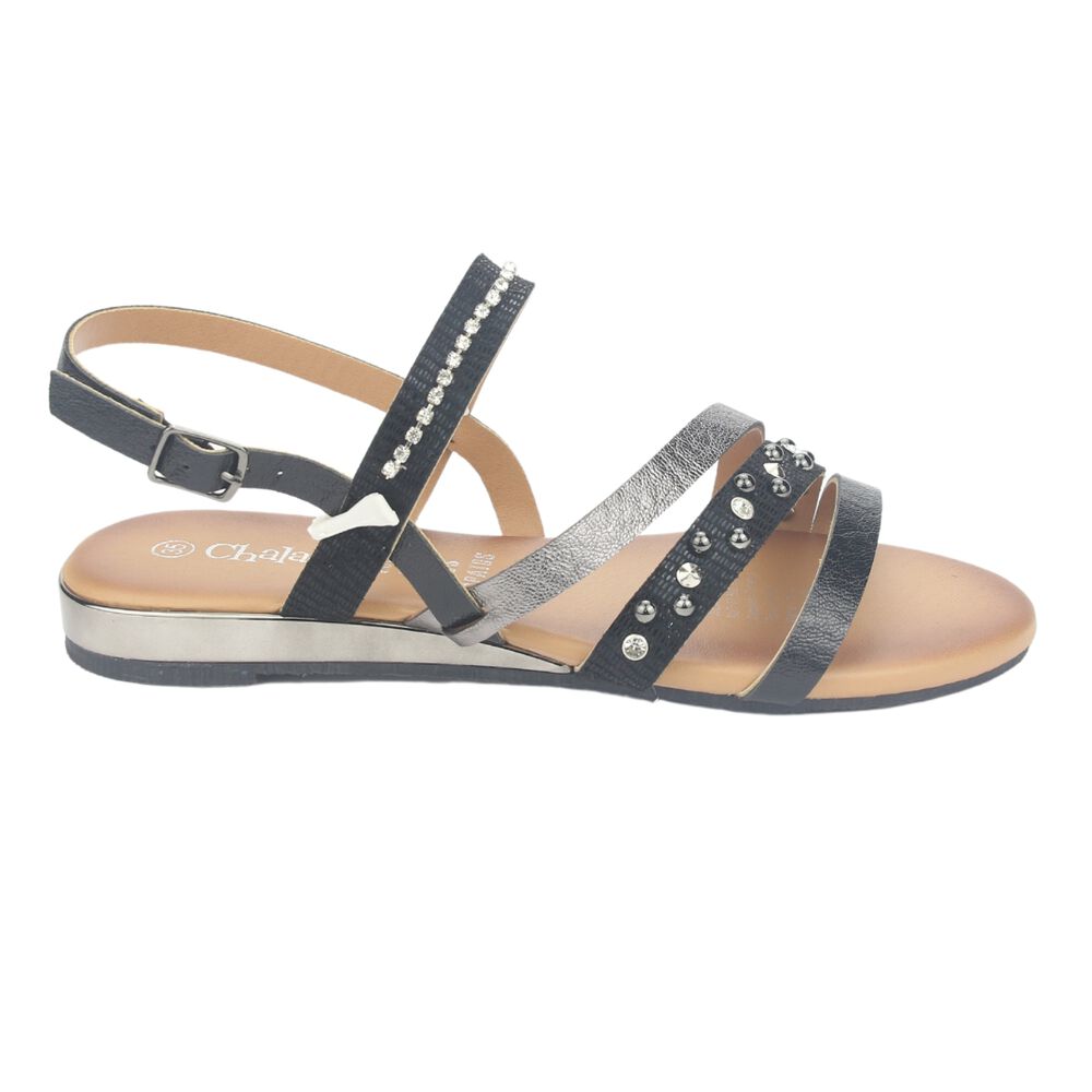 Sandalia Chalada Mujer Alki-6 Negro Casual image number 0.0